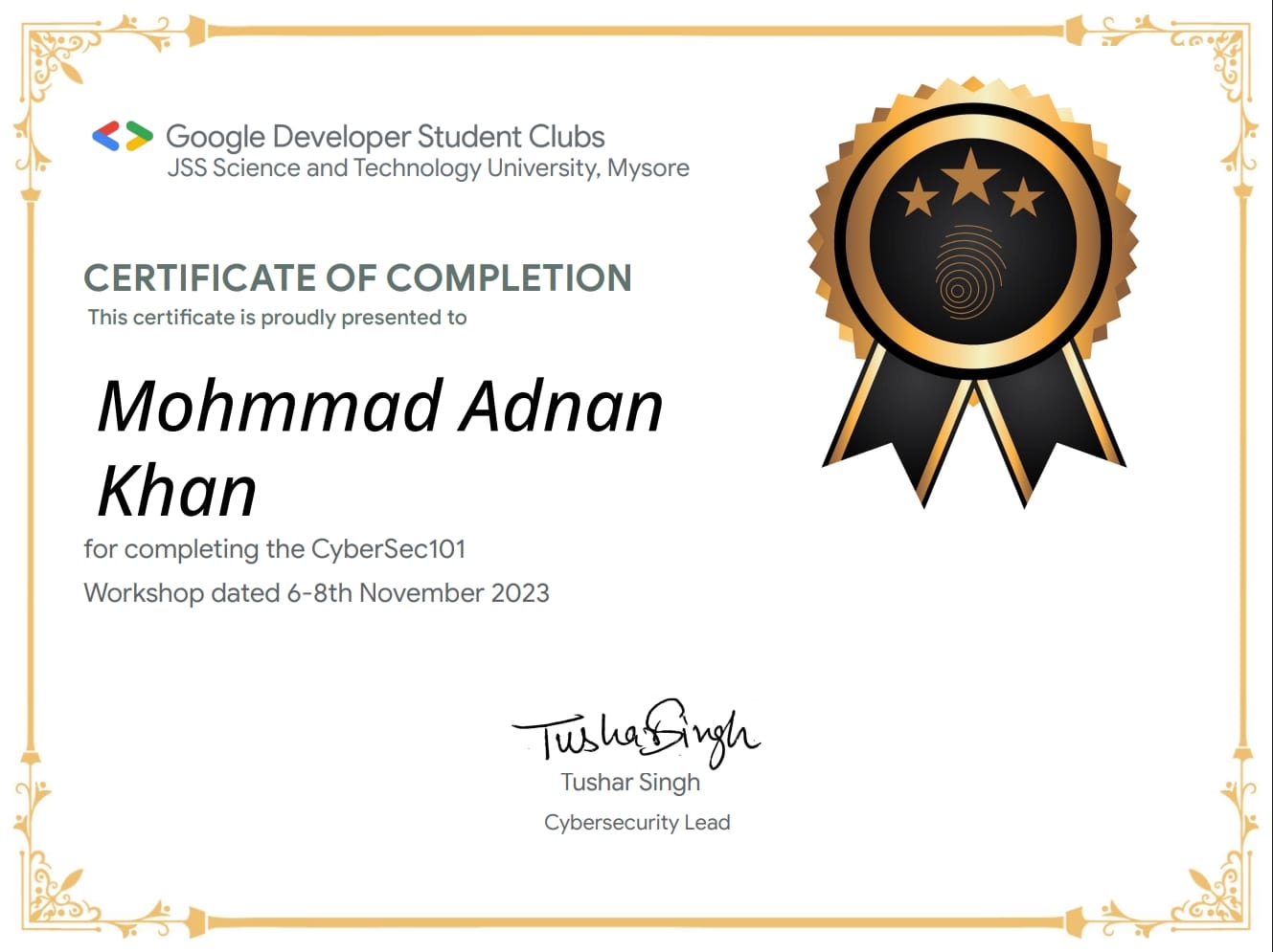 CyberSec101 Workshop